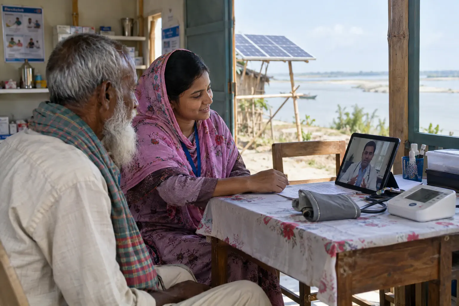 BBS Telemedicine for Char Communities